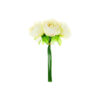Yellow 5 Head Peony Bunch 30cm