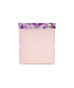 Alternative view of Light Pink Transparent Cake Box 8in