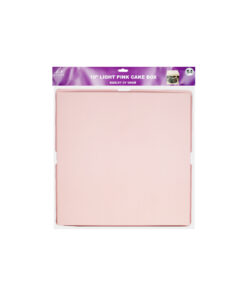 Alternative view of Light Pink Transparent Cake Box 10in