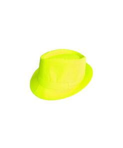 Neon Yellow Gangster Hat