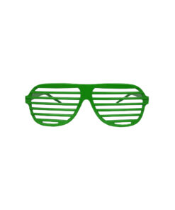Green Shutter Shade Glasses