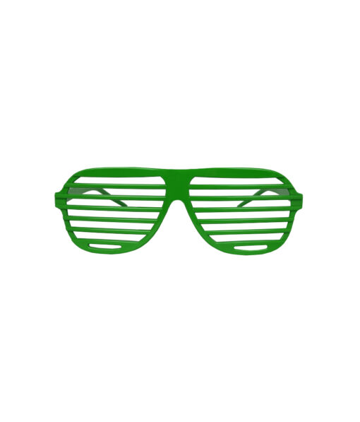 Green Shutter Shade Glasses LookSharpStore