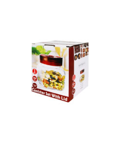 Alternative view of Square Shape Glass Jar 800ml