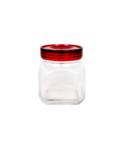 Square Shape Glass Jar 800ml
