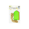 Assorted Colour Gift Tags With String 4.5x9cm 40pc