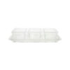 Glass Snack Bowls & Tray 4pc 30cm