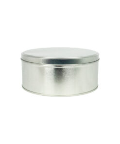 Silver Cake Tin Box 24cm