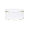 White Cake Tin Box 24cm