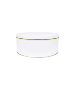 White Cake Tin Box 19.8cm