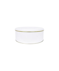 White Cake Tin Box 14.3cm