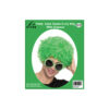 Lime Green Curly Wig With Glasses Party Set