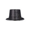 Black Glitter Top Hat