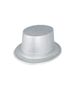 Alternative view of Silver Glitter Top Hat
