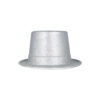 Silver Glitter Top Hat