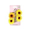 Sunflower Snap Clip Set 4pk