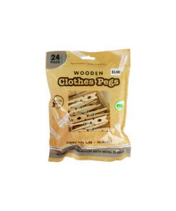 Wooden Laundry Pegs 24pk