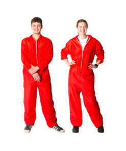 Red Overalls Adult