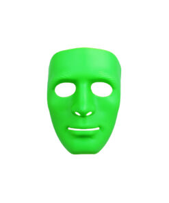 Green Full Face Plastic Mask