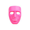 Hot Pink Full Face Plastic Mask