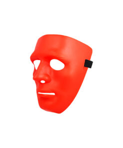 Alternative view of Red Full Face Plastic Mask