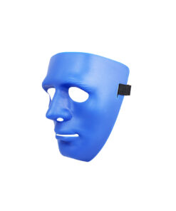 Alternative view of Royal Blue Full Face Plastic Mask