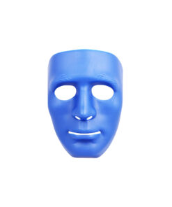 Royal Blue Full Face Plastic Mask