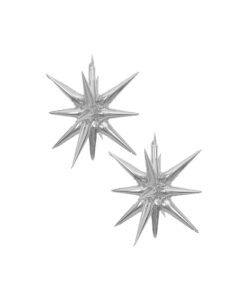 Silver Starburst 2pc 56cm