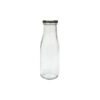 Glass Bottle With Tin Lid 400ml