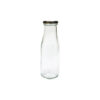 Glass Bottle With Tin Lid 400ml
