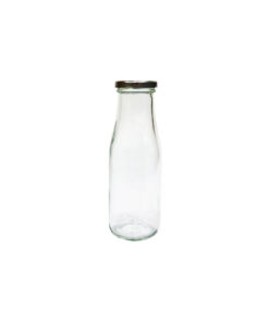 Glass Bottle With Tin Lid 400ml