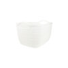 White Plastic Storage Box With Handles 34x25.5x20.5cm