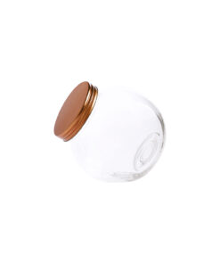 Round Glass Jar With Copper Lid 190ml