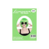 Neon Green Bob Wig With Glasses Set