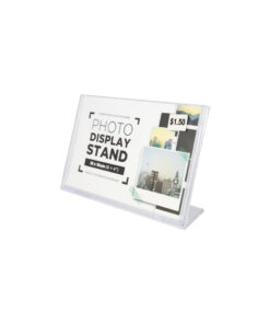 Horizontal Plastic Photo Display Stand 15x10cm
