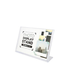 Horizontal Plastic Photo Display Stand 15x10cm