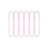Pink Bead Necklaces 78cm 6pk