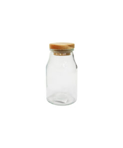 Glass Jar With Pine Lid