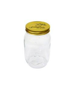 Glass Jar With Gold Lid 970ml