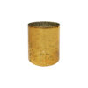 Mercury Gold Cylinder Vase 14cm