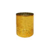 Mercury Gold Cylinder Vase 18cm