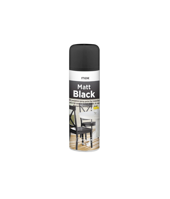 Black Matt Spray Paint 100ml LookSharpStore