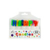 Toy Brick Happy Birthday Candles 13pk