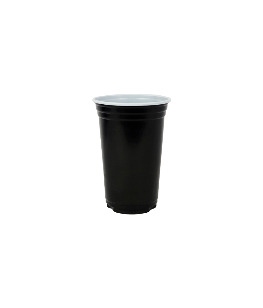 Black PP Plastic Cups 10oz 25pk LookSharpStore