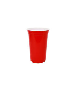 Red PP Plastic Cups 10oz 25pk