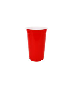 Red PP Plastic Cups 10oz 25pk