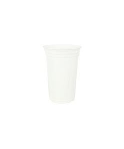 White PP Plastic Cups 10oz 25pk