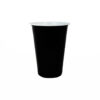 Black PP Plastic Cups 16oz 25pk