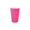 Pink PP Plastic Cups 16oz 25pk