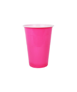 Pink PP Plastic Cups 16oz 25pk