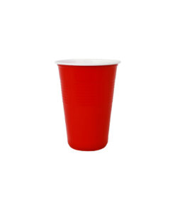 Red PP Plastic Cups 16oz 25pk
